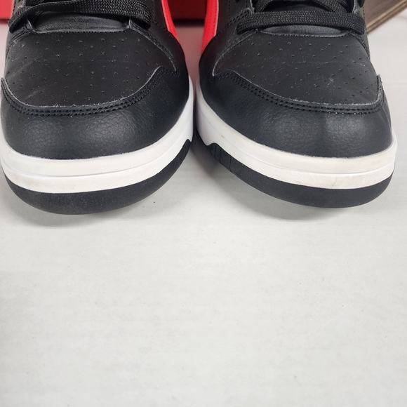 Puma Rebound Layup Like New Basketball Shoe In Box Men's 12 Wide Fit Black Red - Picture 7 of 11